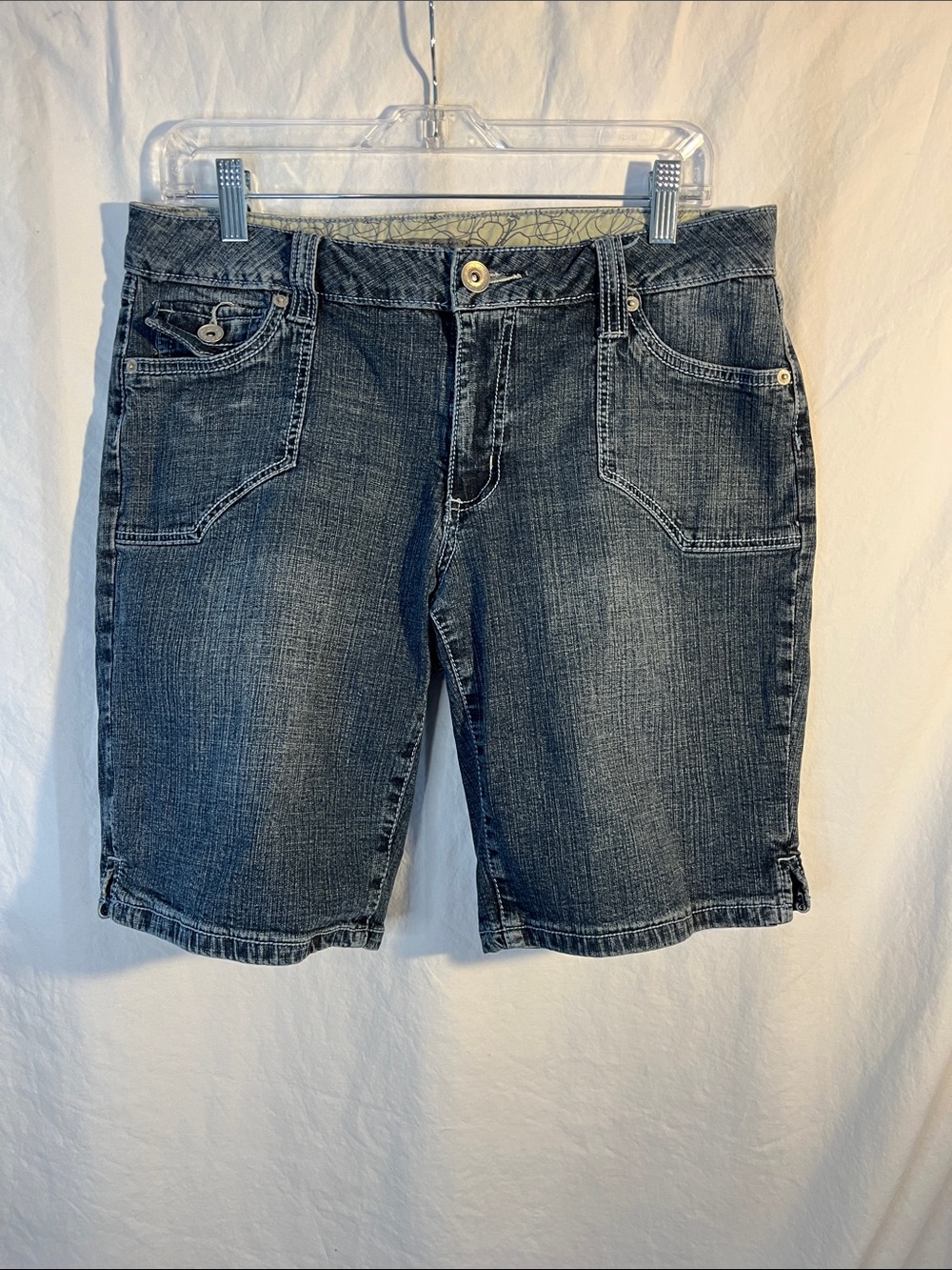 Apt9 Denim Bermuda Shorts 12